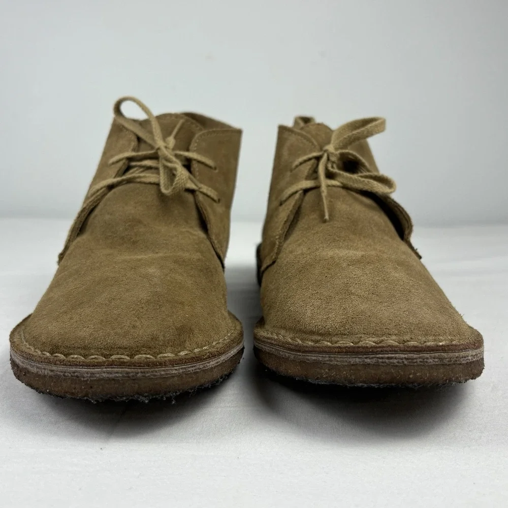J. Crew MacAlister Suede Leather Desert Chukka Boots Crepe Sole 10M Italy